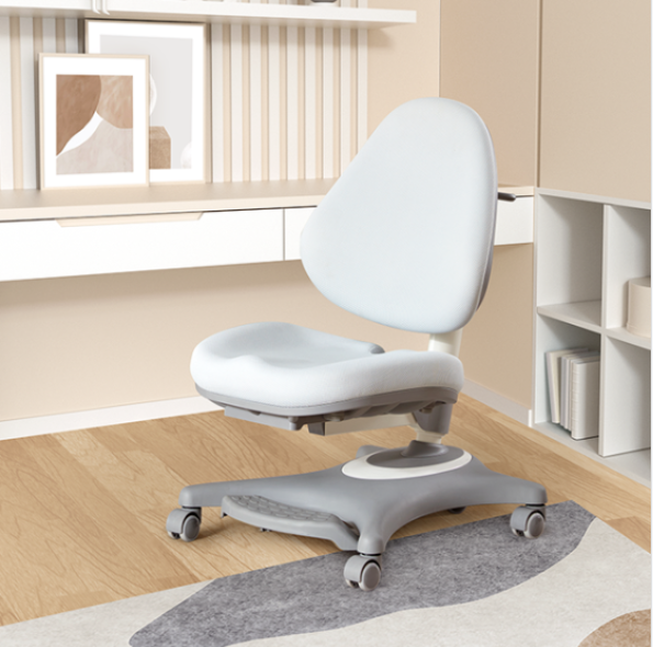 V7 Kids Desk Chair Ergonomic Design with Footrest, Height Adjustable Seat, Comfortable Study Chair for Student and Children